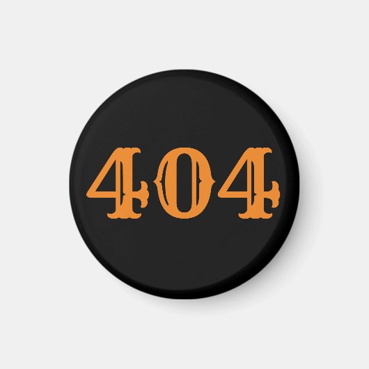 Gebiet-Code 404 (Atlanta, GA) Magnet (Vorne)