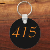 Gebiet Code 415 (San Francisco) Schlüsselanhänger (Vorderseite)