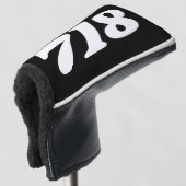 Gebiet Code 718 (New York City) Golf Headcover (3/4 Vorderseite)