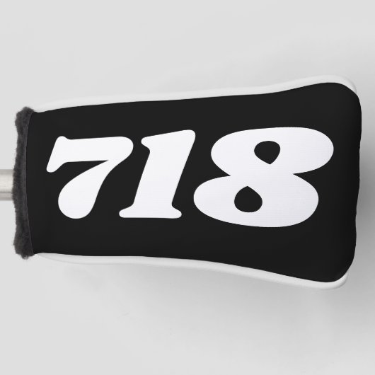 Gebiet Code 718 (New York City) Golf Headcover (Vorderseite)