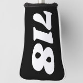 Gebiet Code 718 (New York City) Golf Headcover (Rotieren 90)