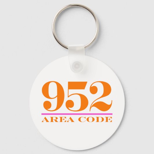Gebiet Code 952 Schlüsselanhänger (Vorderseite)