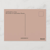 Gebiet der Blume am Ufer des Neufundlands Postkarte (Rückseite)