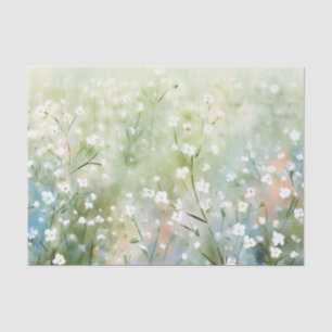 Gebiet der Blume-Gypsophila (A) Aquarell Seidenpapier