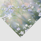 Gebiet der Blume - Gypsophila (B) Aquarellfarben Seidenpapier (Ausschnitt)