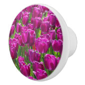 Gebiet der Lila Tulipen Keramikknauf (Rechts)