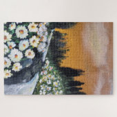 Gebiet der Molkereien inmitten des rasanten Flusse Puzzle (Horizontal)