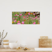 Gebiet der Poppies in Island Poster (Küche)