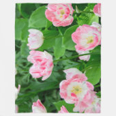 Gebiet der rosa Tulpen Fleecedecke (Vorderseite)