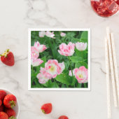 Gebiet der rosa Tulpen Serviette (Beispiel)