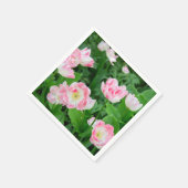Gebiet der rosa Tulpen Serviette (Ecke)