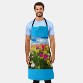 Gebiet der Tulipen-Blume Schürze (Getragen)