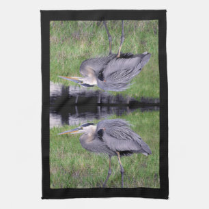 Gebiet des Großen Blauhelmen Geschirrtuch