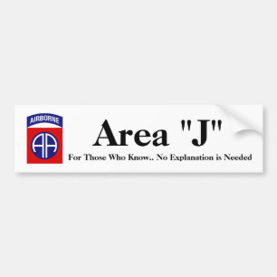 Gebiet J Autoaufkleber