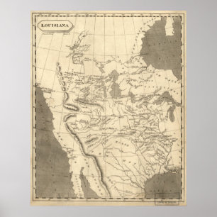 Gebiet Louisiana: 1804 Poster