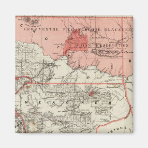Gebiet Montana Magnet