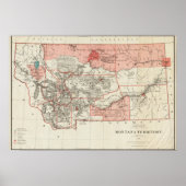 Gebiet Montana Poster (Vorne)