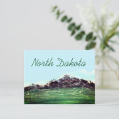 Gebiet Nord-Dakota Postkarte (Stehend Vorderseite)