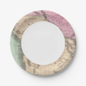 Gebiet Oregon Pappteller (Vorderseite)