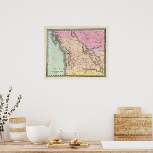 Gebiet Oregon Poster (Küche)