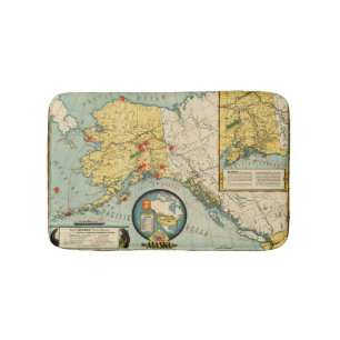 Gebiet von Alaska Badematte