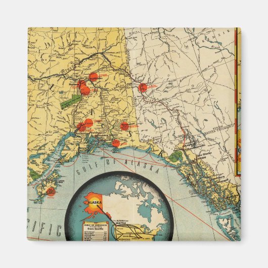 Gebiet von Alaska Magnet (Vorne)