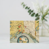 Gebiet von Alaska Postkarte (Stehend Vorderseite)