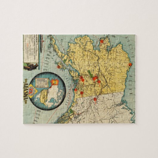 Gebiet von Alaska Puzzle (Horizontal)