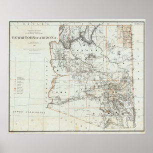 Gebiet von Arizona Poster