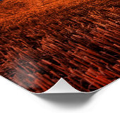 Gebiet von Hay Bales Poster (Ecke)
