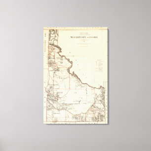 Gebiet von Idaho Leinwanddruck