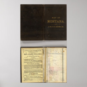 Gebiet von Montana Poster