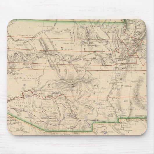 Gebiet von New Mexico Mousepad (Vorne)
