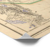 Gebiet von Utah Poster (Ecke)