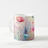 Gebiet wild lebender Blume Kaffeetasse (Vorderseite Links)
