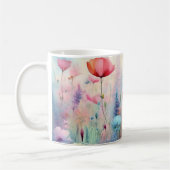Gebiet wild lebender Blume Kaffeetasse (Links)