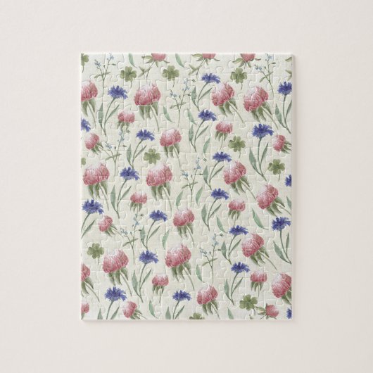 Gebiet wild lebender Blume Puzzle (Vertikal)