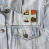 Gebiet Wyoming, Alabama, Louisiana, Kansas Button (Beispiel)