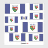 Gebiete im Nordwesten - Flaggen Grafik Aufkleber (Blatt)