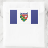 Gebiete im Nordwesten - Flaggen Grafik Rechteckiger Aufkleber (Tasche)