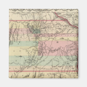 Gebiete in New Mexico und Utah Magnet