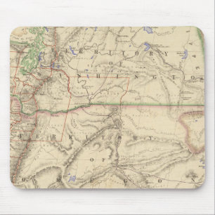 Gebiete in Washington und Oregon Mousepad