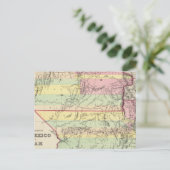 Gebiete von New Mexico und Utah Postkarte (Stehend Vorderseite)