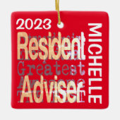 Gebietsberater Außerordentlicher CUSTOM Keramikornament (Vorderseite)