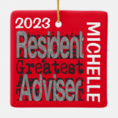 Gebietsberater Außerordentlicher CUSTOM Keramikornament (Rückseite)