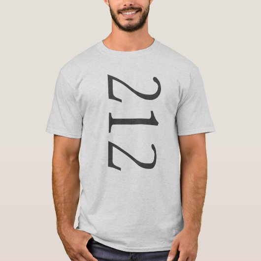 Gebietscode 212 (NY City) T-Shirt (Vorderseite)