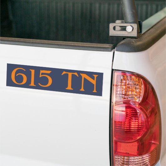 Gebietscode 615 (Nashville) Autoaufkleber (Auf Lkw)