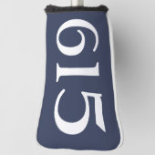 Gebietscode 615 (Nashville) Golf Headcover (Rotieren 90)
