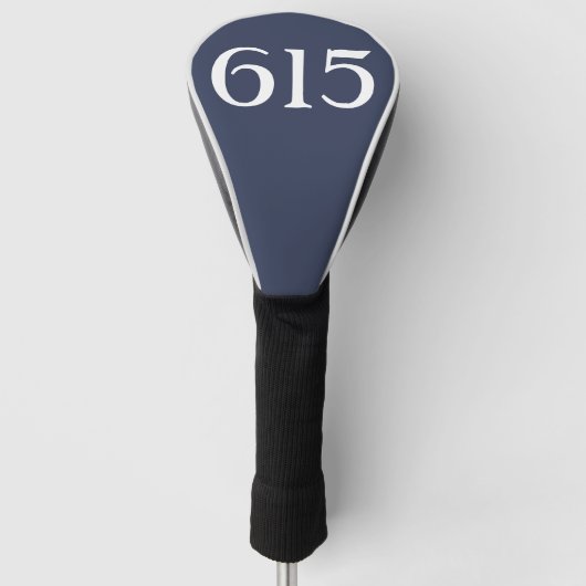 Gebietscode 615 (Nashville) Golf Headcover (Vorderseite)