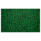 Gebilde Abstrakt 140821 - Gras grün auf Schwarz Stoff (Fat Quarter (45,7 x 55,9 cm))